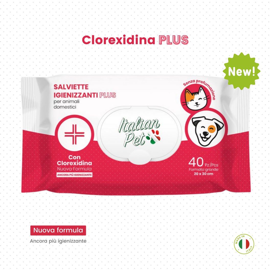 Salviettine detergenti alla Clorexidina PLUS